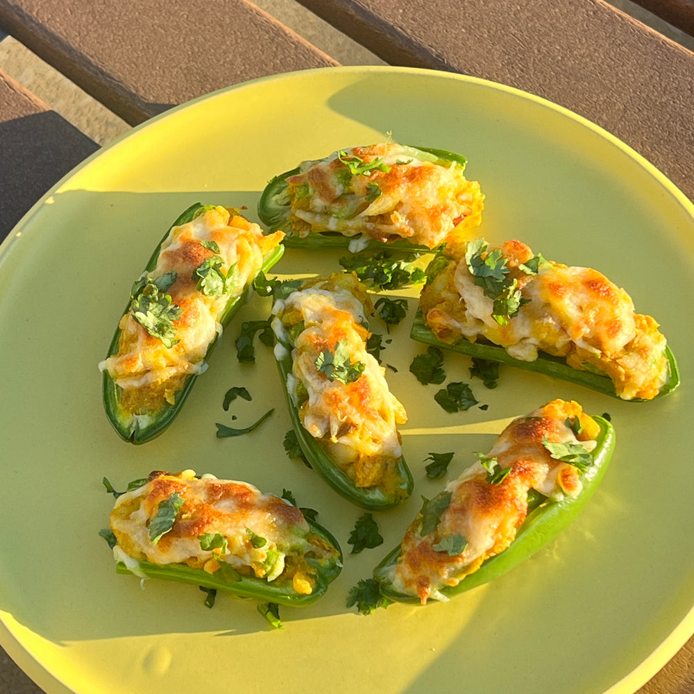 Paneer Stuffed Jalapeños