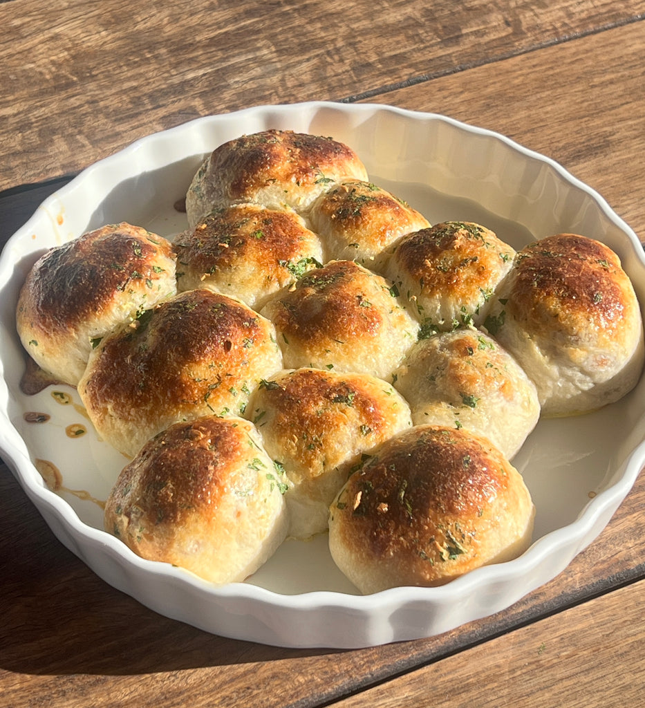 Paneer Stuffed Dinner Rolls