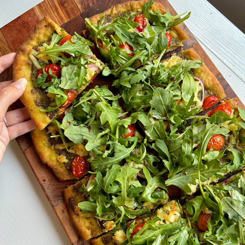 Paneer Pesto Flatbread