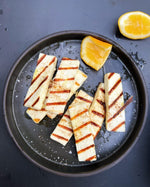 Stovetop Grilled Paneer with Lemon & Olive Oil