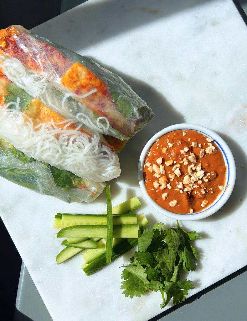 Vietnamese Paneer Summer Rolls