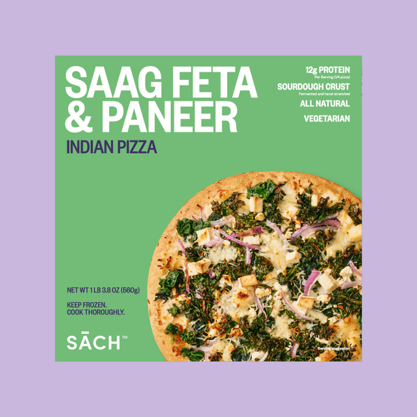Saag Feta & Paneer Pizza